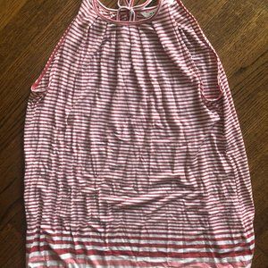 Max Studio Tie Tank Top